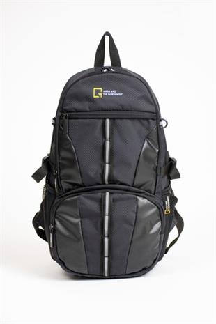 Unisex orta boy mega bags sırt çantası m-6005 siyah 40x24 cm