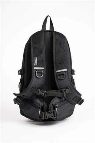 Unisex orta boy mega bags sırt çantası m-6005 siyah 40x24 cm