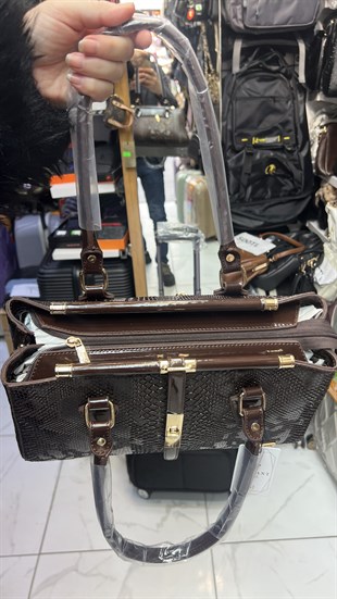 VİZON  büyük boy kadın omuz çantası 853 ebat 35cm25