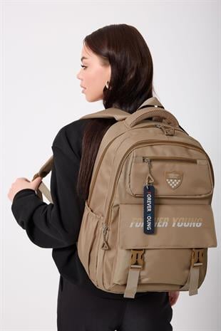 Vizon  Büyük boy okul çantası forever young okul çantası unisex modem 