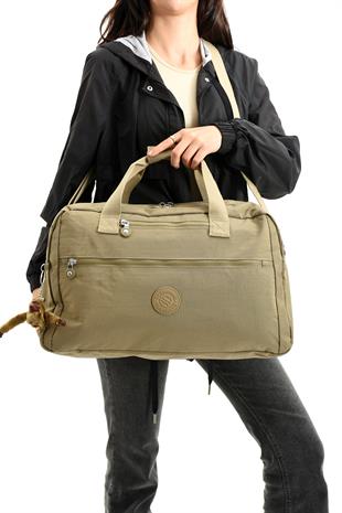 vizon  Sanmorris Unisex Su Geçirmez Buruşuk Kumaş Çapraz Seyahat ve Spor Çantası