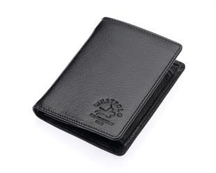 Westpolo Acel Hakiki Deri Bozuk Para Bölmeli Erkek Cüzdan - Siyah