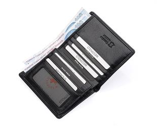 Westpolo Alde Hakiki Deri Bol Kredi Kart Bölmeli Erkek Cüzdan - Siyah