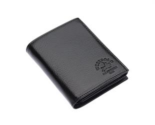 Westpolo Costa Fermuarlı Bozuk Para ve Bol Kartlık Bölmeli Hakiki Deri Erkek Cüzdanı - Siyah