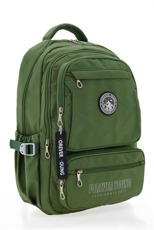 yeşil Forever Young günlük ve okul çantası 