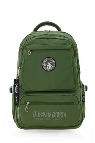 yeşil Forever Young günlük ve okul çantası 