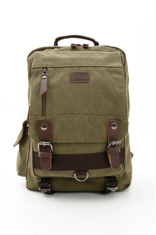 yeşil Kenyon Cox kanvas a kalite Erkek Sırt Çantası Kanvas Kumaş Ebat 42Cm32Cm