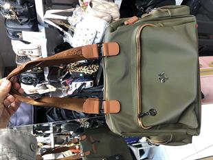 yeşil Kumaş su geçirmez Nas büyük kol çantası siyah 1183