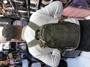 Yeşil  Volunteer uni sex sırt çantası a kalite hafif kumaş orta boy ebat 38cm28cm