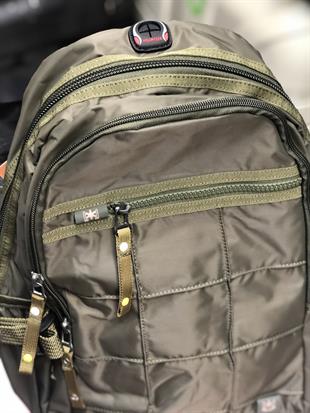 Yeşil  Volunteer uni sex sırt çantası a kalite hafif kumaş orta boy ebat 38cm28cm