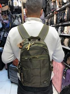 Yeşil  Volunteer uni sex sırt çantası a kalite hafif kumaş orta boy ebat 38cm28cm