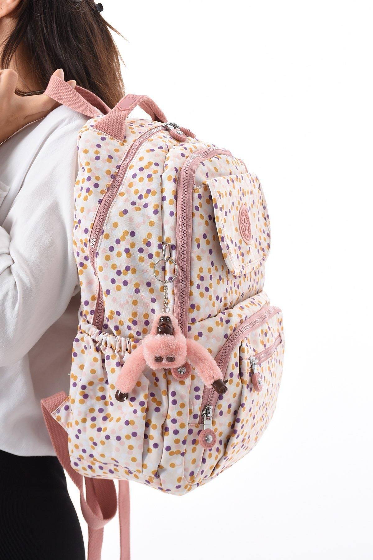 8866 Kenyon Cox Orta Boy Okul Ve Günlük Krinkıl Kumaş Sırt Çantası 40X30CmDerinlik 15 Cm