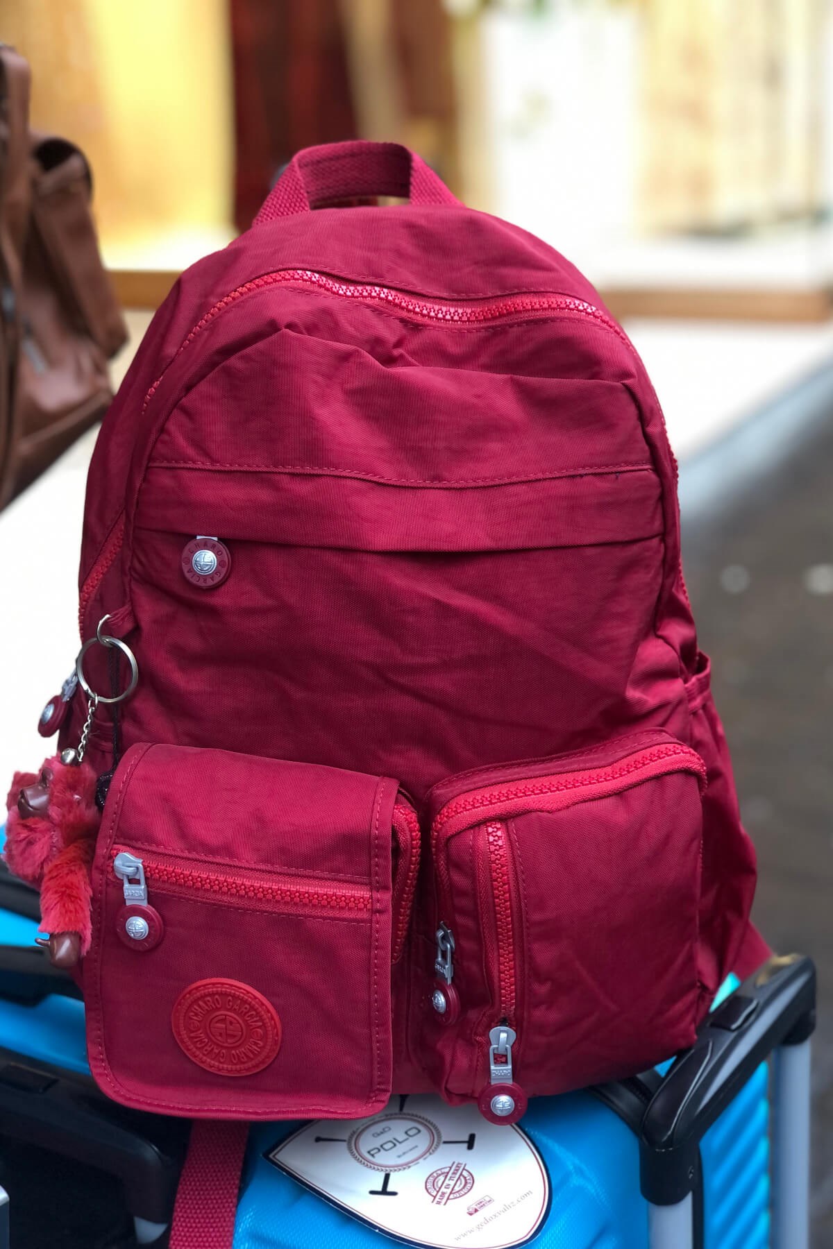 Charo Garcia charo sırt çanta orta boy Okul Ve Günlük kadın sırt çantası  orta boy kırınkıl kumaş ebat 34cm30cm | elizabell.com.tr