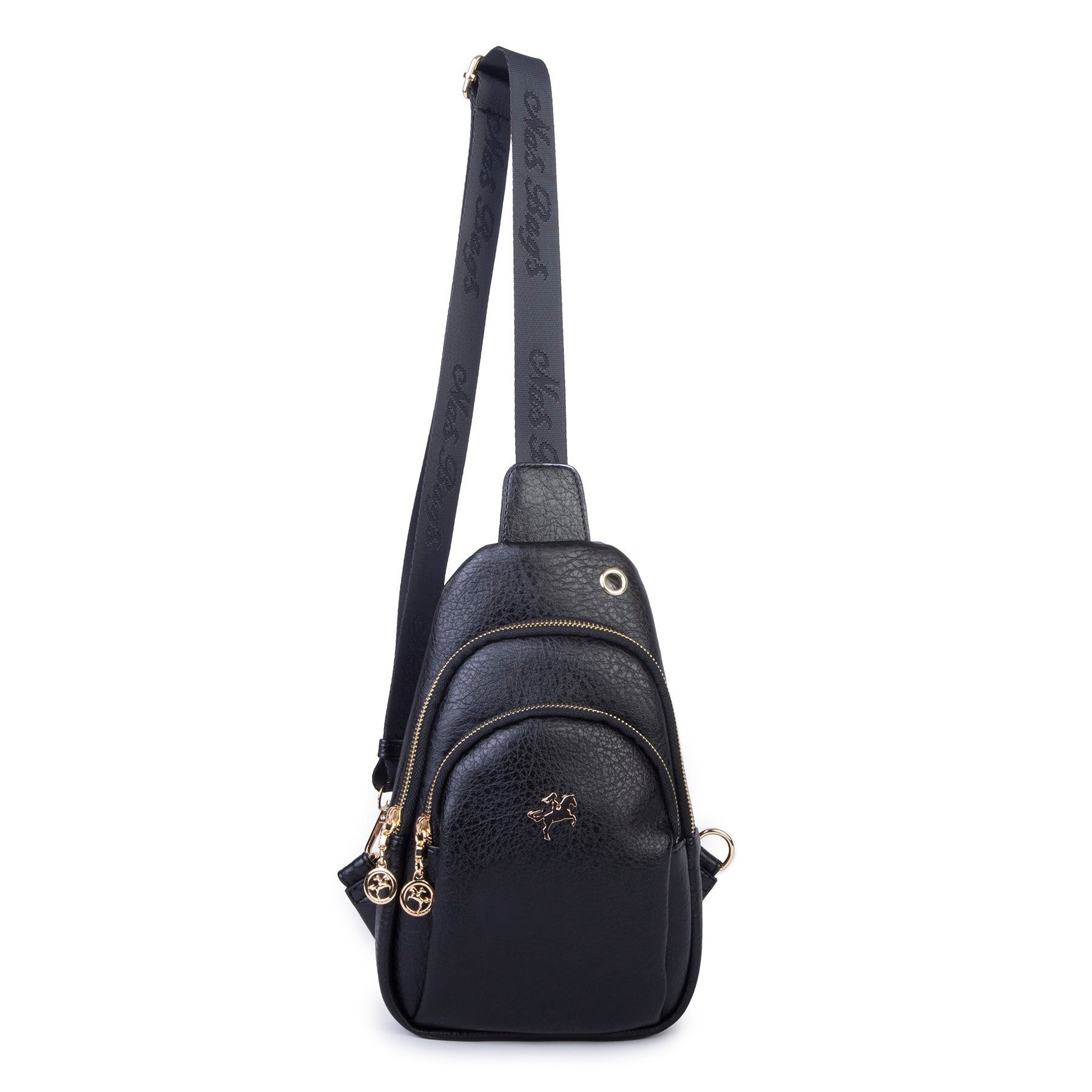 Nas Bag Kadın Crossbody Bag Bel ve Body Bag Siyah Victoria
