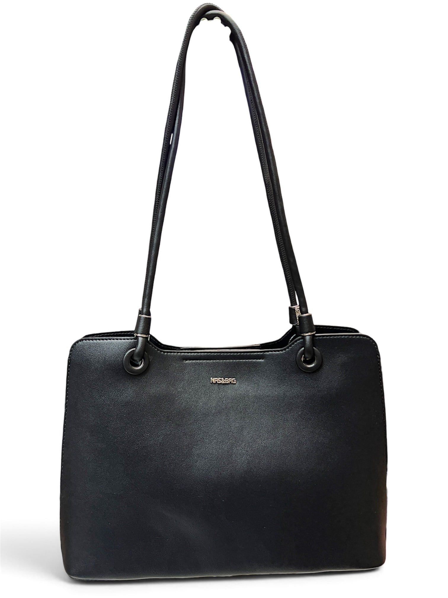 Nas Bags çanta 1340 sade düz içi. Gözlü kadın omuz çantası  28cm24