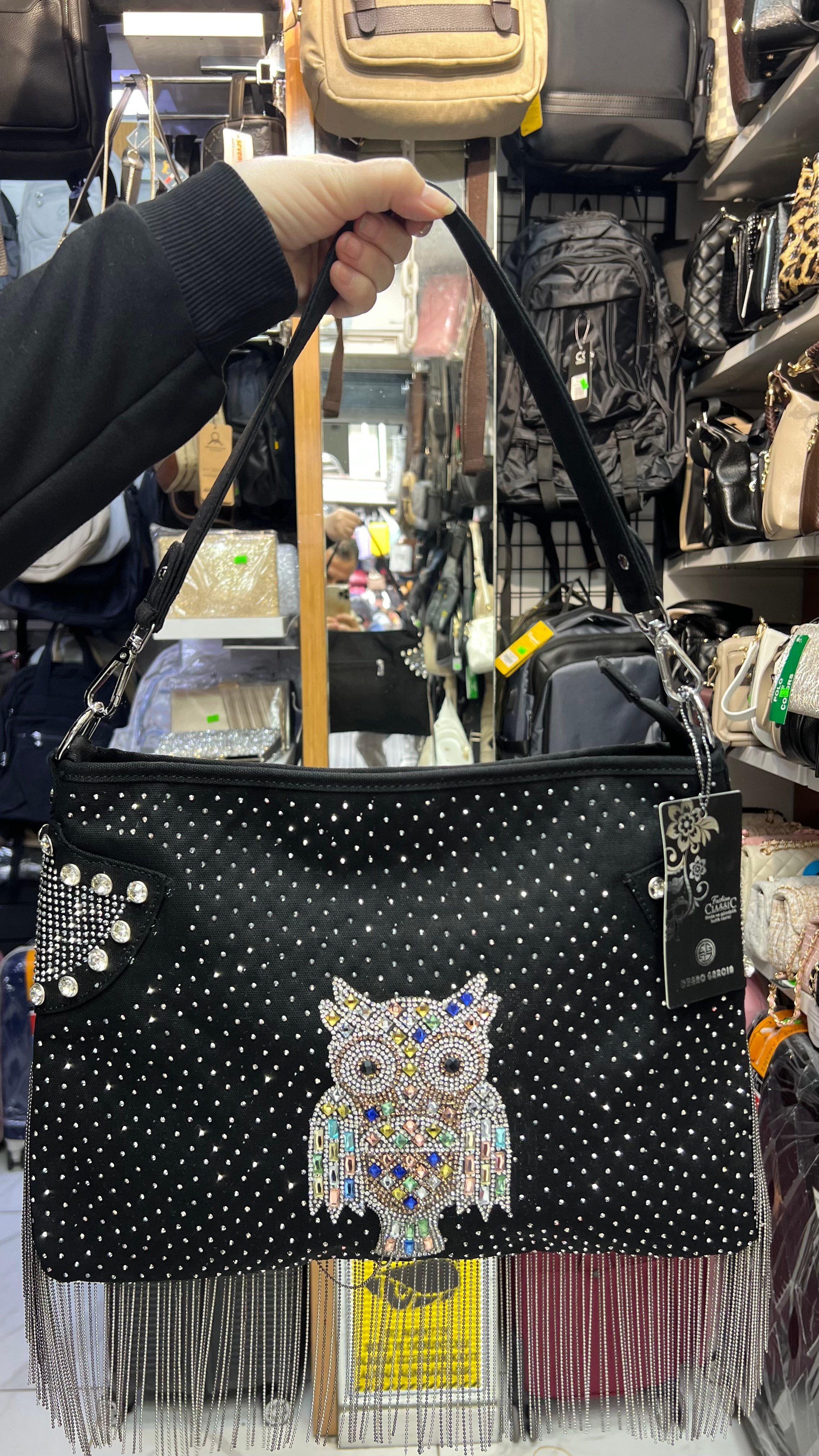 Taşlı kot çanta. Omuz çantası ebat 40cm30