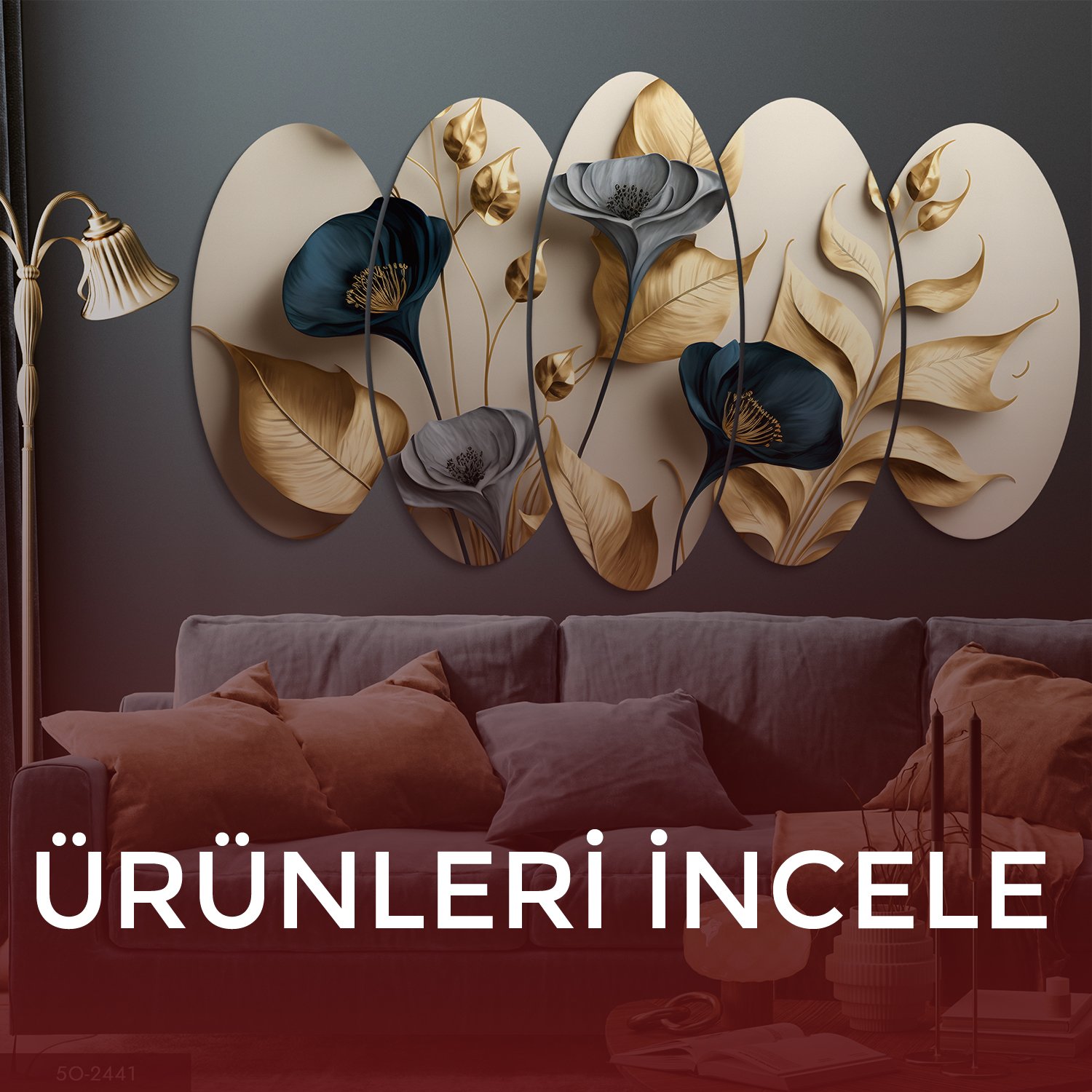 5 Parçalı MDF Tablolar