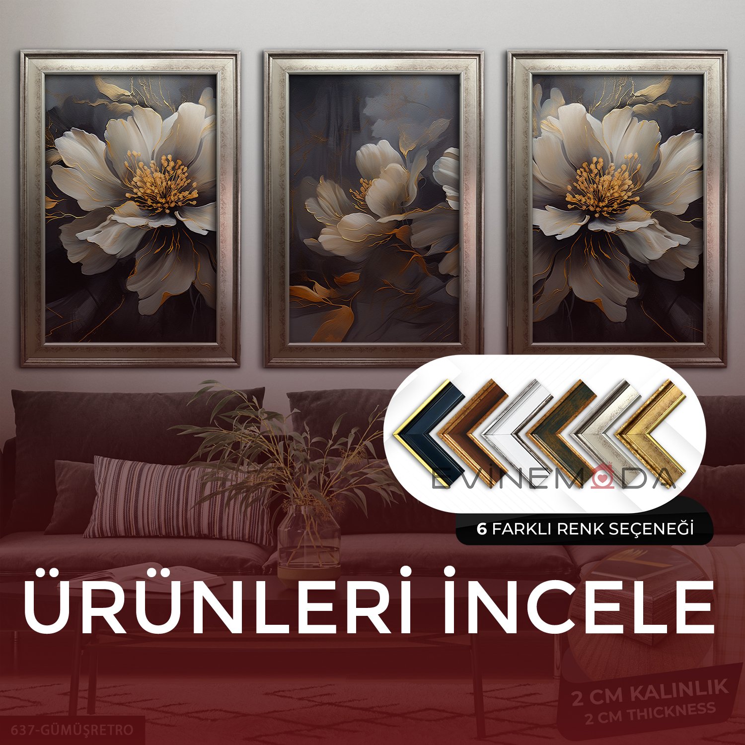 POLİSTİREN Çerçeveli Tablolar