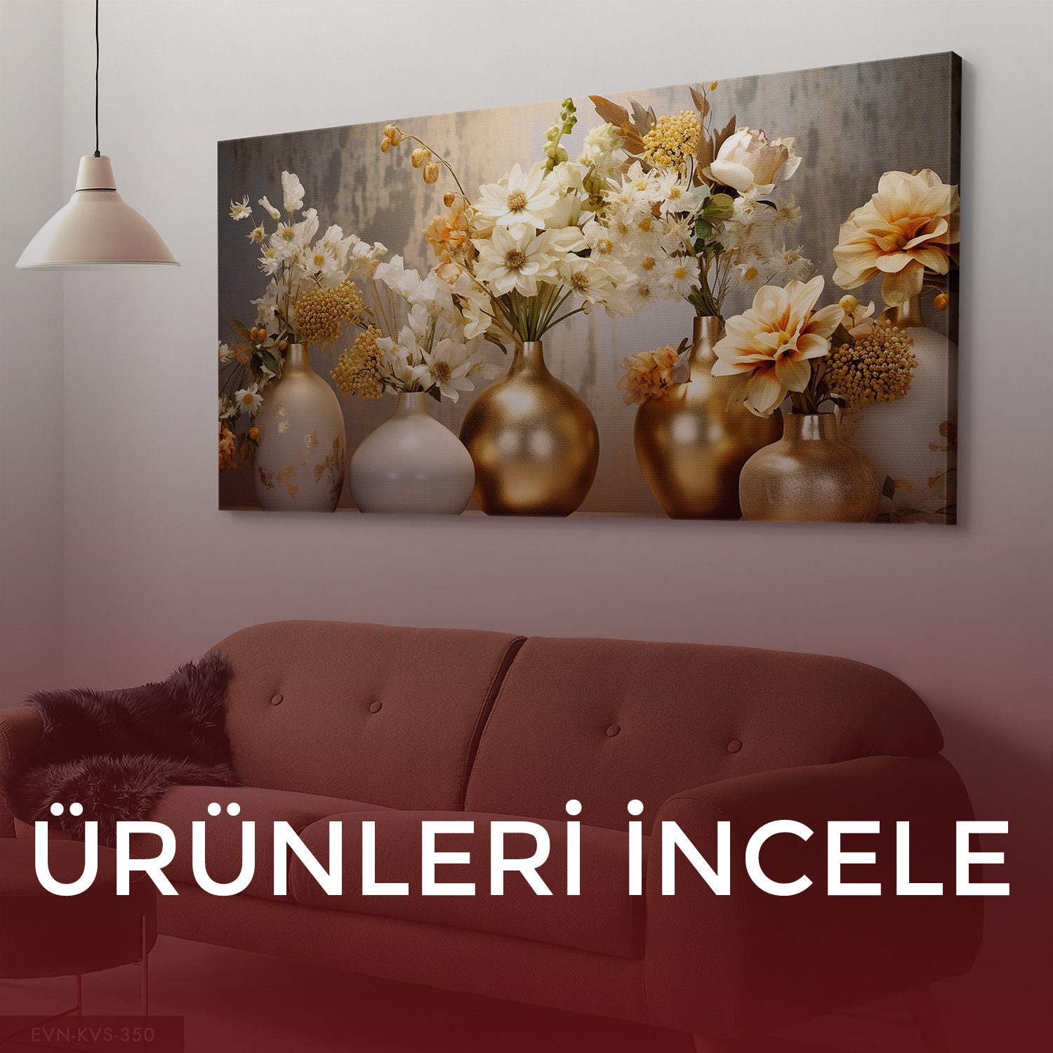 1 Parça KANVAS Tablolar