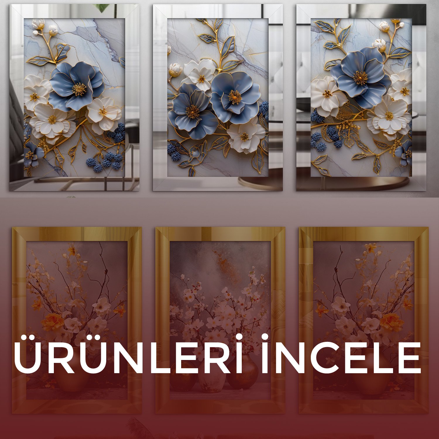 PLEKSİ Aynalı Tablolar