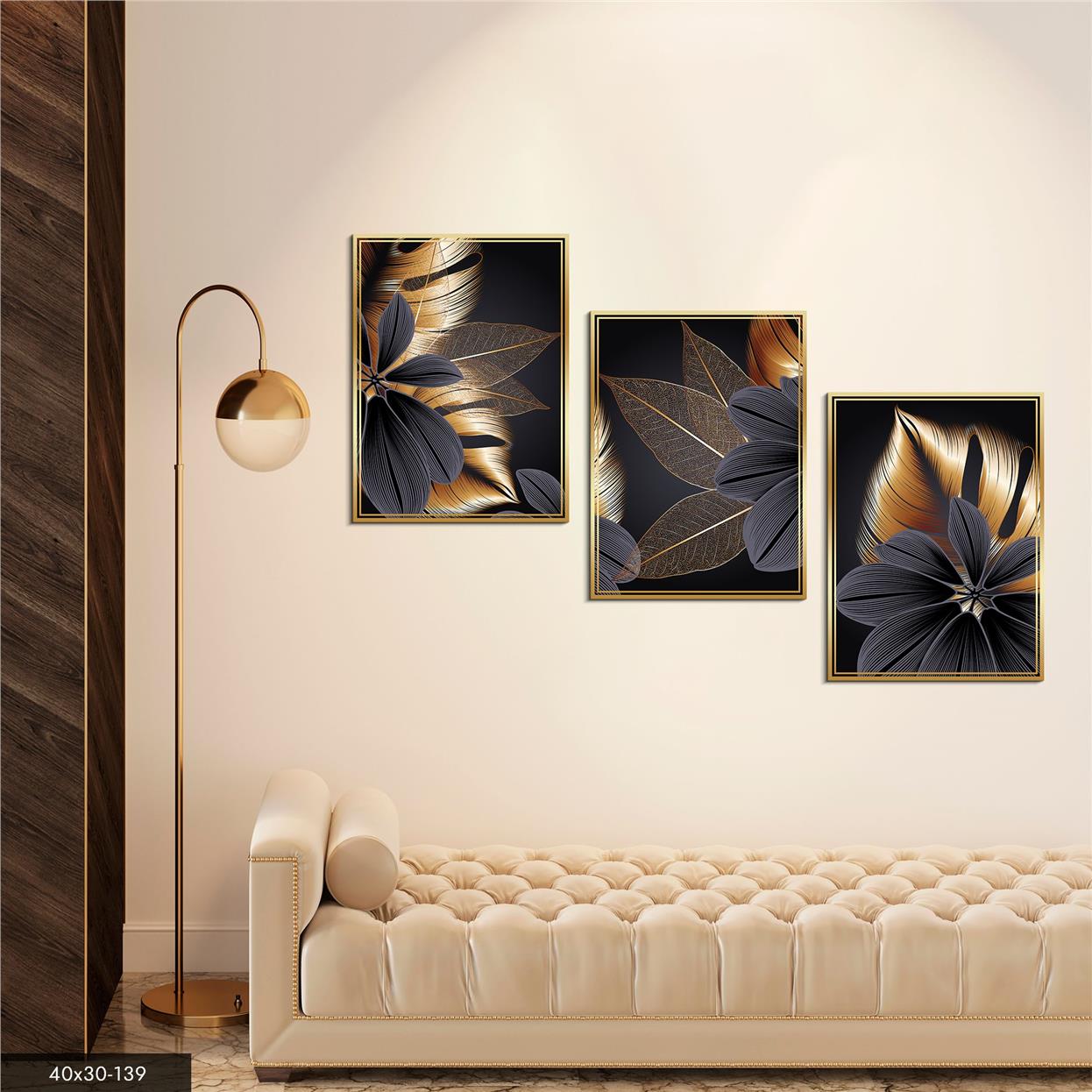 FIRSAT ÜRÜNÜ 3 Parça Mdf Tablo