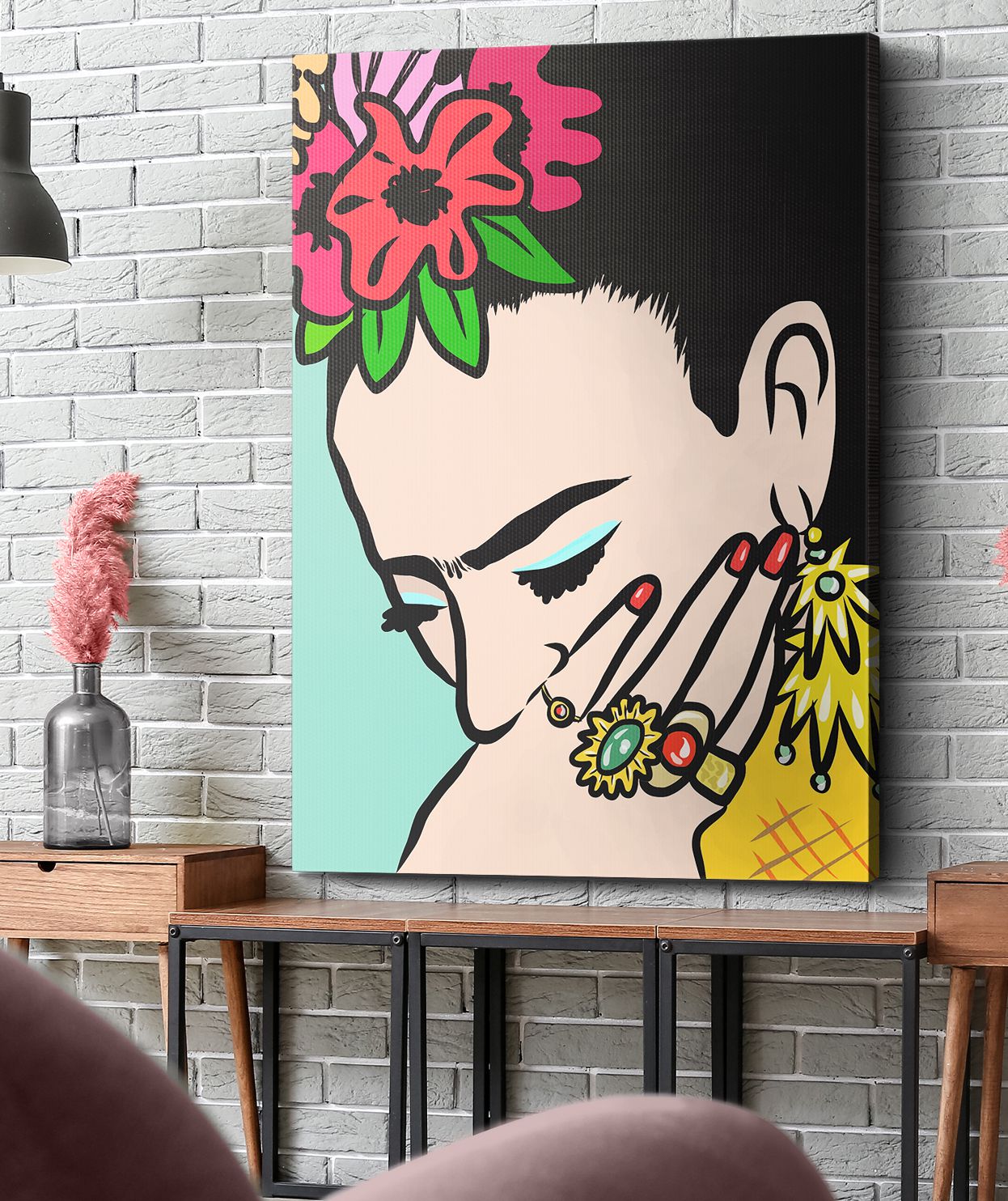 Frida Kahlo Kanvas Tablo