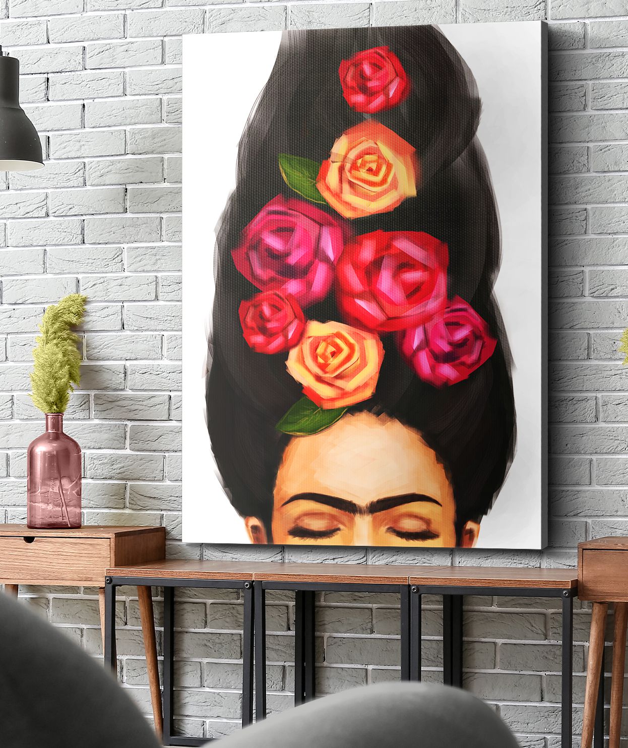 Frida Kahlo Kanvas Tablo