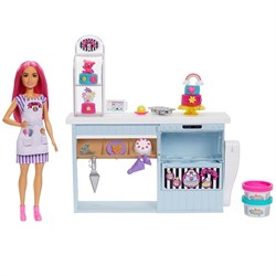 Barbie'nin Pasta Dükkanı Oyun Seti HGB73-Kız Oyun Setleri