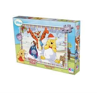 Ks Games Disney Winnie The Pooh - Puzzle (Yapboz) 100 Parça