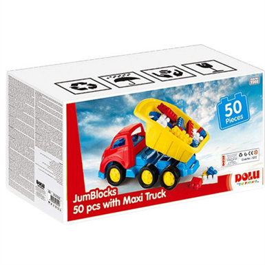 Dolu Maxi Kamyon Bloklu 50 Parça 7202-Lego Oyuncak