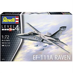 Savaş Uçağı Maket Seti EF-111A Raven 32 Cm 64974-3 Boyutlu Puzzle