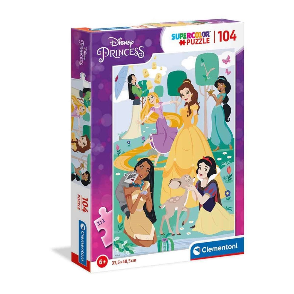 Clementoni Disney Princess Orman Macerası 104 Parça Puzzle 25736