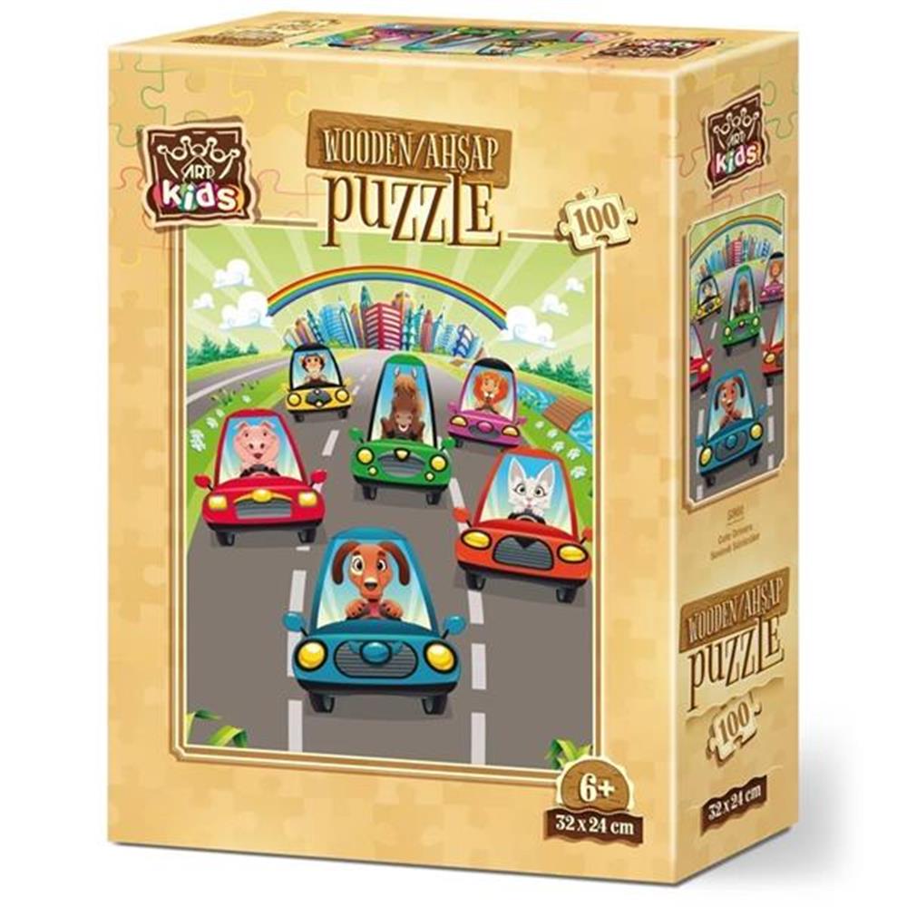 Heidi Oyuncak Art Kids Sevimli Sürücüler 100 Parça Puzzle 5901 Fiyatı ve  Özellikleri