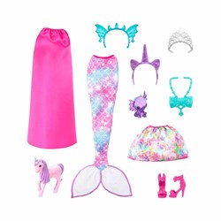 Barbie Dreamtopia Bebek ve Aksesuarlar HLC28-Kız Oyun Setleri