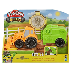 Play-Doh Çalışkan Traktör ve Römork-Oyun Hamuru