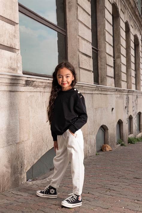 For You Kids 2'li Omuz Düğmeli Ekru Gabardin Pantolon Takım For You Kids 2'li Omuz Düğmeli Ekru Gabardin Pantolon Takım