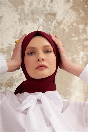 SANDY PENYE ŞAL - BORDO