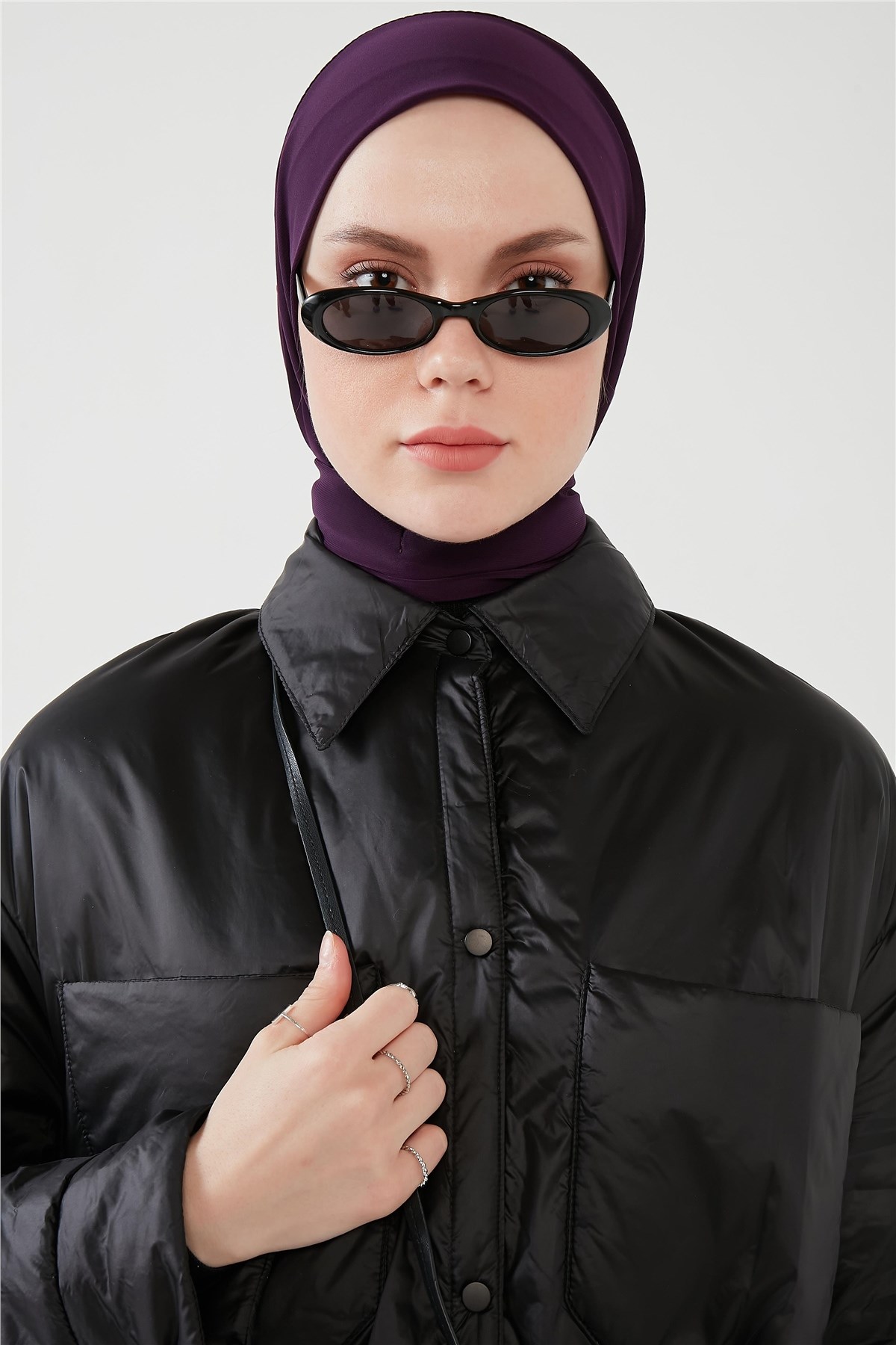 Çıtçıtlı Bone Patlıcan Moru