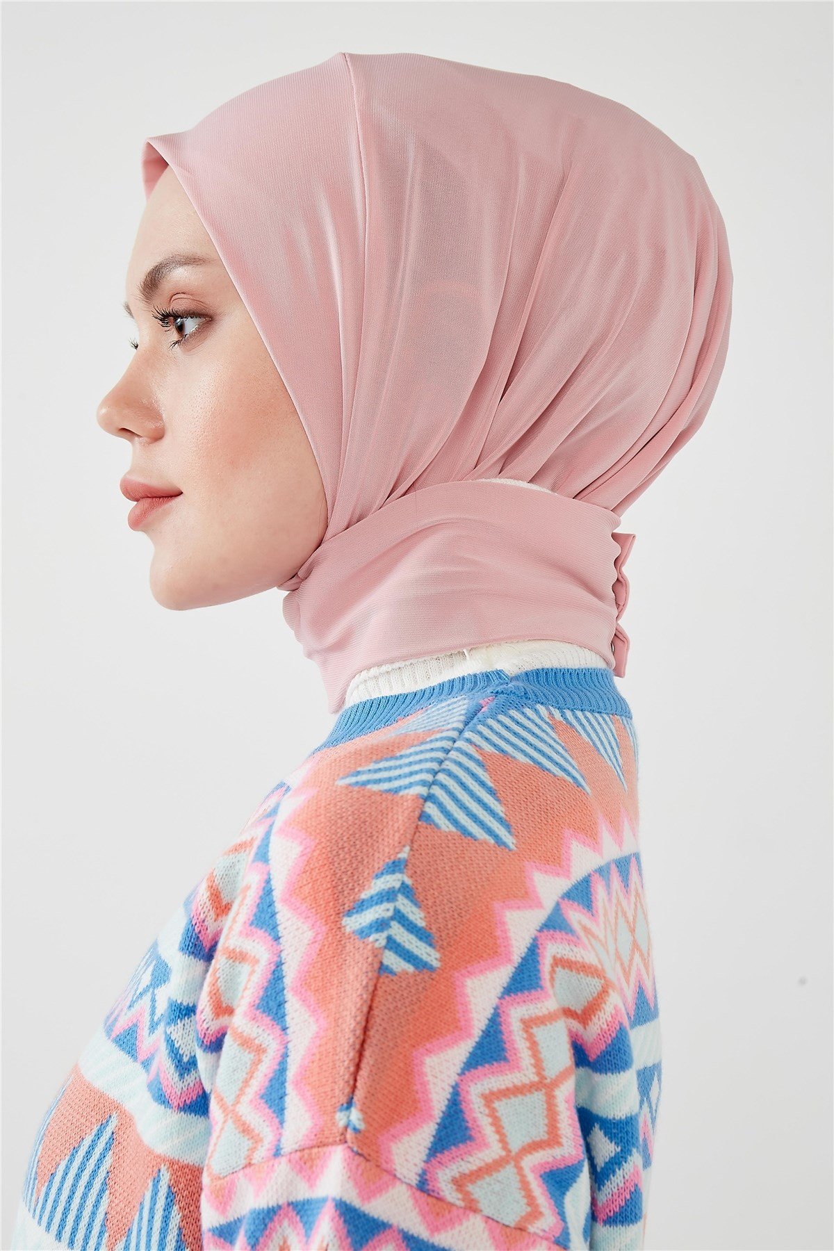 Çıtçıtlı Bone Pembe