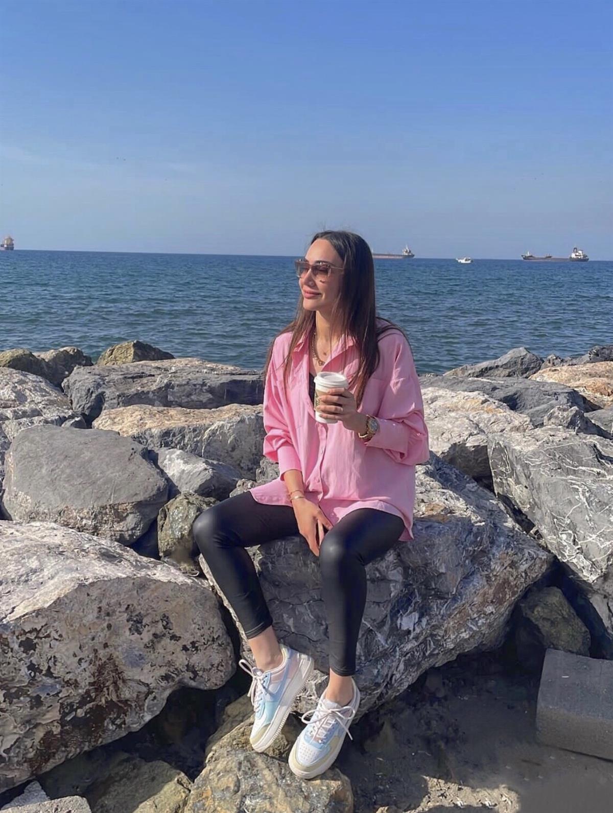 Pembe Cotton Gömlek