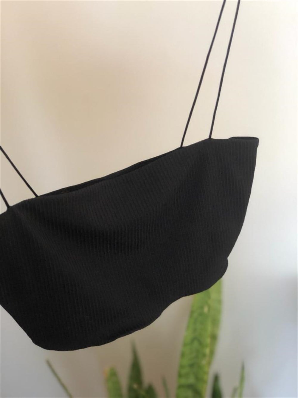 Orijinal Marka Crop Siyah Kaşkorse