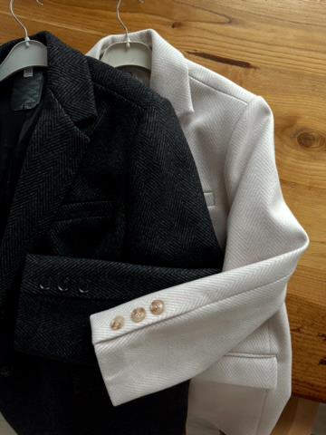 Taş Balık Sırtı Kaşe Ceket