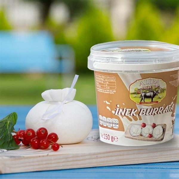 Aliba Şırdan Mayalı Burrata İnek Peyniri 150 g