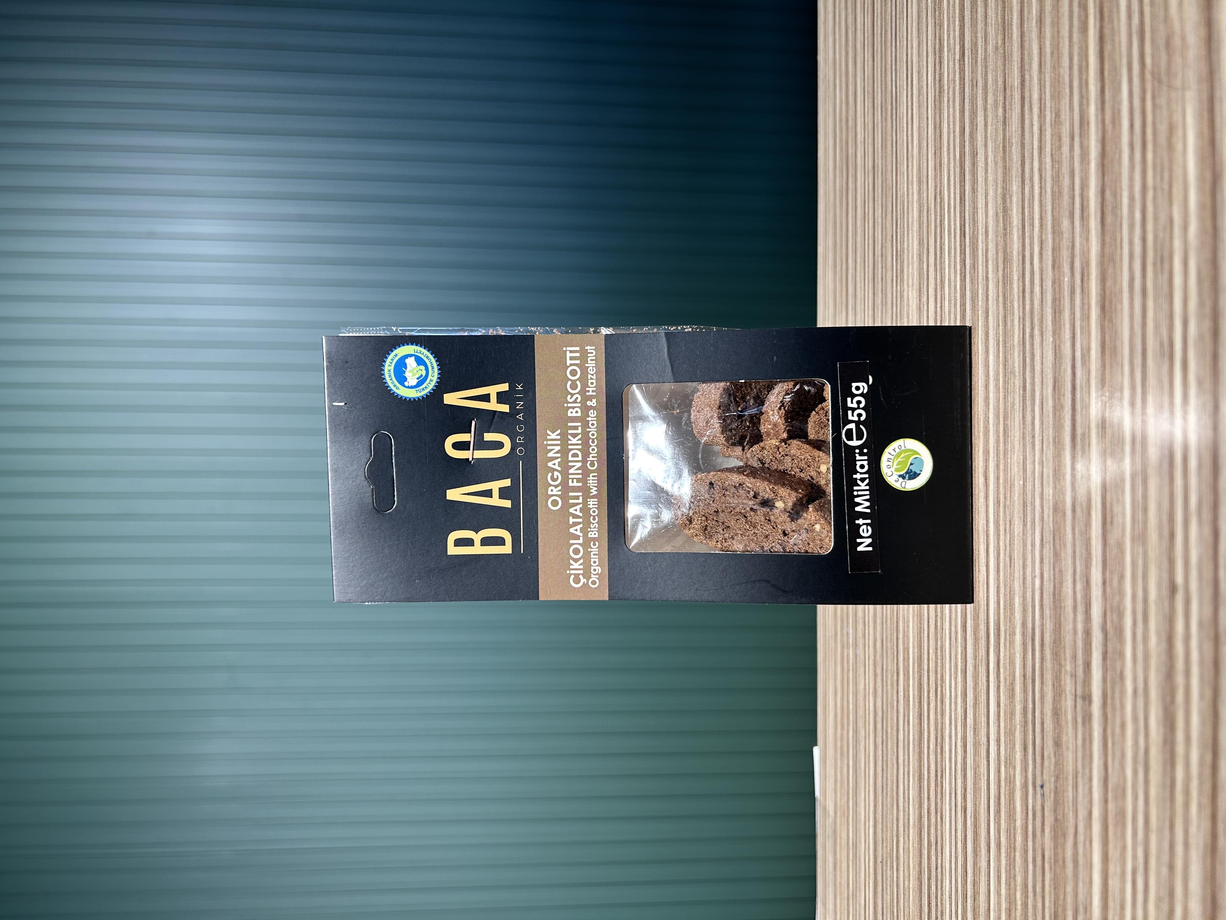 Organik Çikolatalı Fındıklı Biscotti 55 g