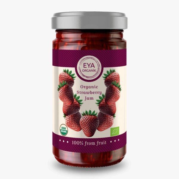 Organik Çilek Reçeli 280 g