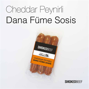 CHEDDAR PEYNİRLİ DANA FÜME SOSİS KG (TARTILARAK SATILIR)