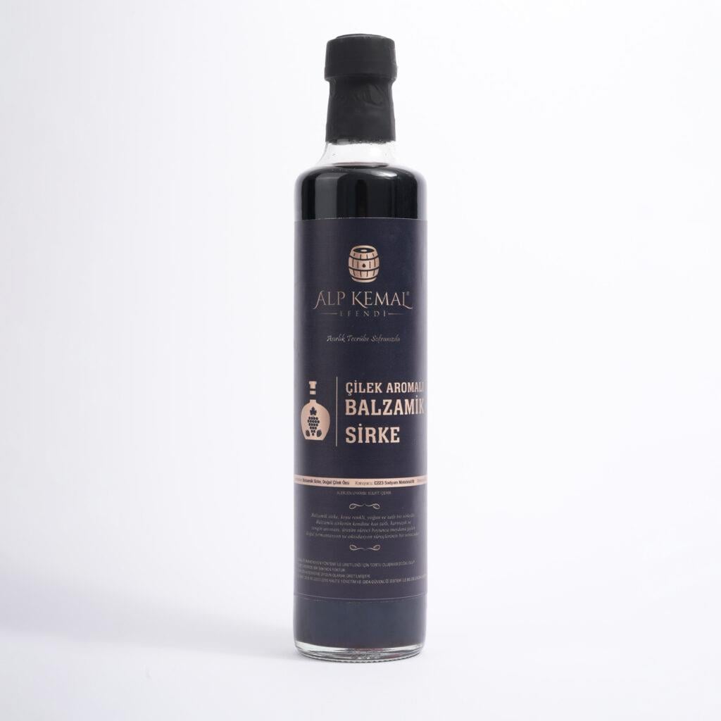 Çilek Aromalı Balzamik Sirke 500 ml