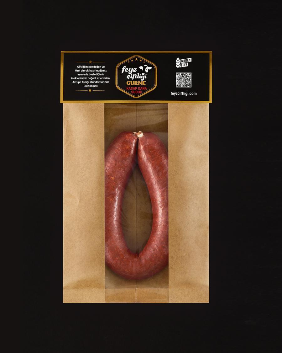 Feyz Çiftliği Gurme Sucuk 1 kg (Tartılarak Satılır)