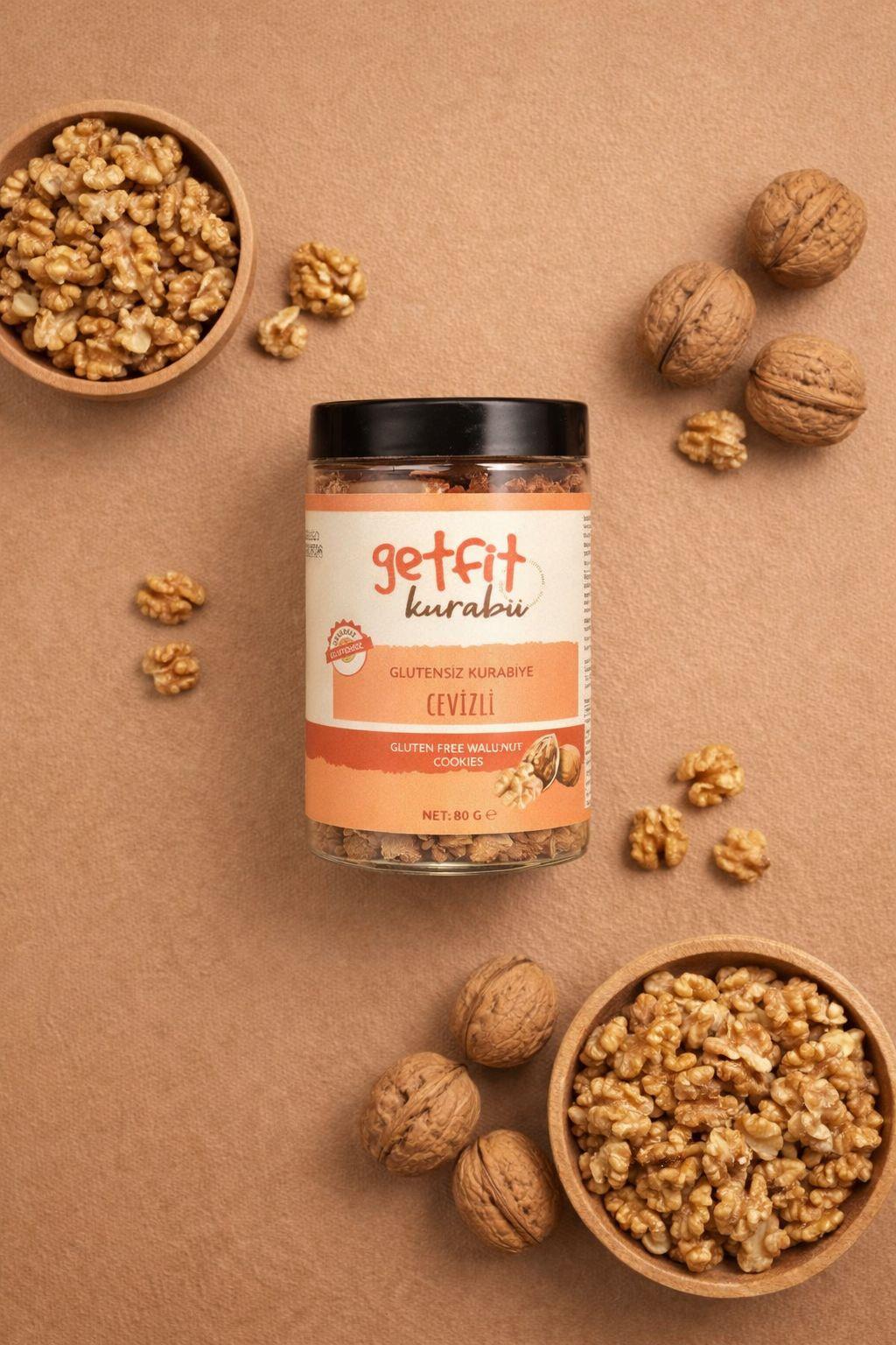 Glutensiz Cevizli Kurabiye 80 g