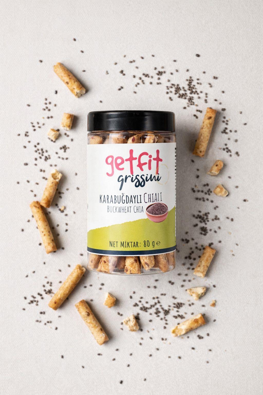 Glutensiz Karabuğdaylı Chialı Grissini 80 g